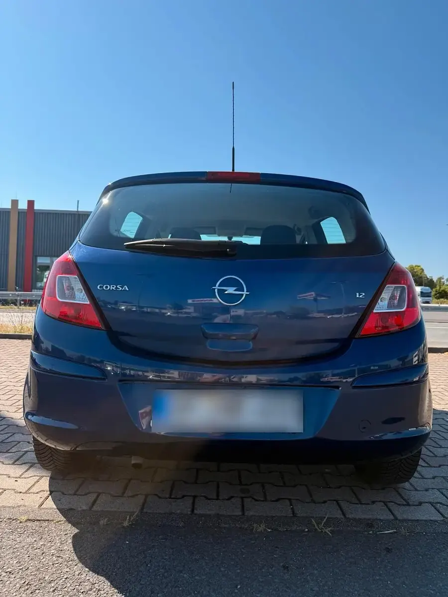 Gebraucht Opel Corsa 80 PS (58 kW) 2008 Blau Kleinwagen