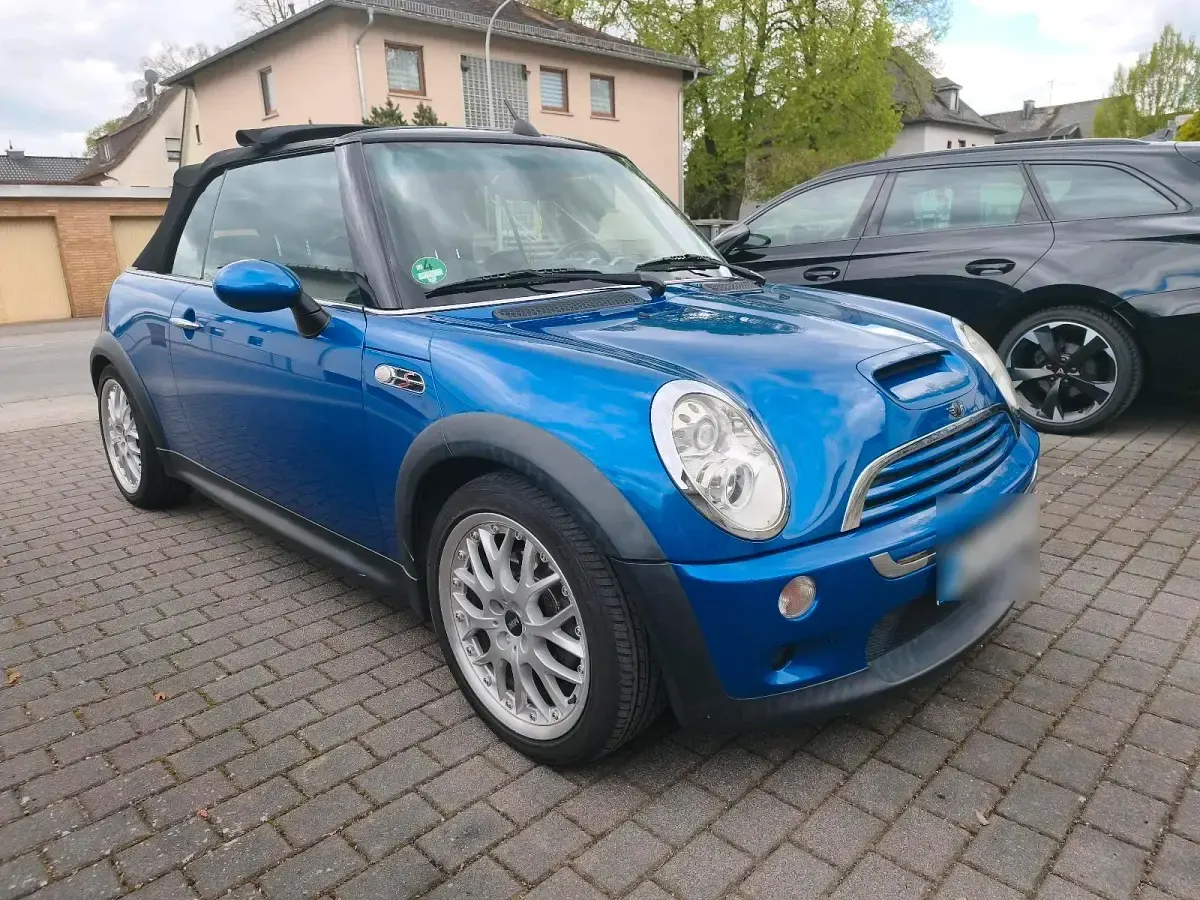Gebraucht Mini John Cooper Works Cabriolet 211 PS (155 kW) 2004 Blau Cabrio
