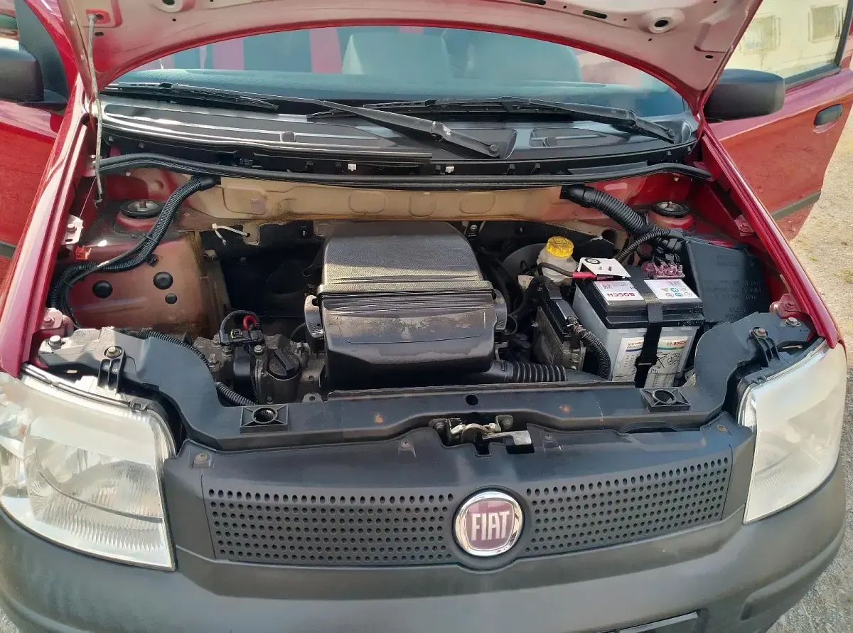 Gebraucht Fiat Panda 54 PS (39 kW) 2009 Rot Kleinwagen