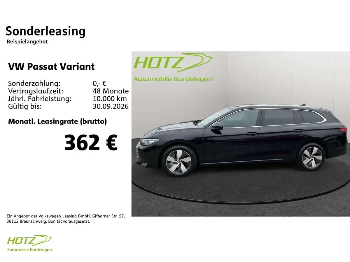 Gebraucht VW Passat Business 150 PS (110 kW) 2025 Grenadillschwarz metallic Kombi