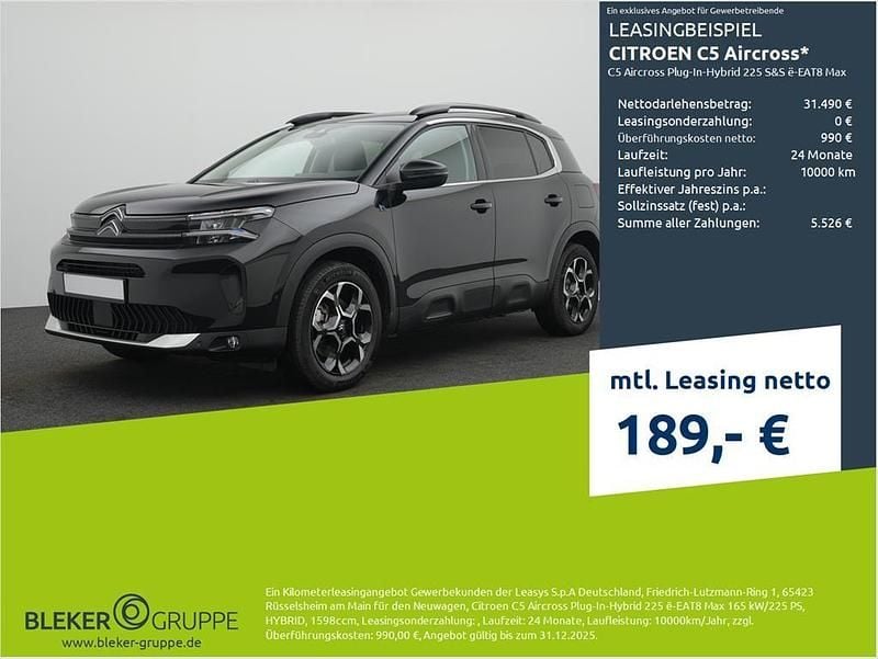 Schwarz Neu 2025 Citroën C5 Aircross SUV | 31.490 € (Fairer Preis) - Bild 1/3