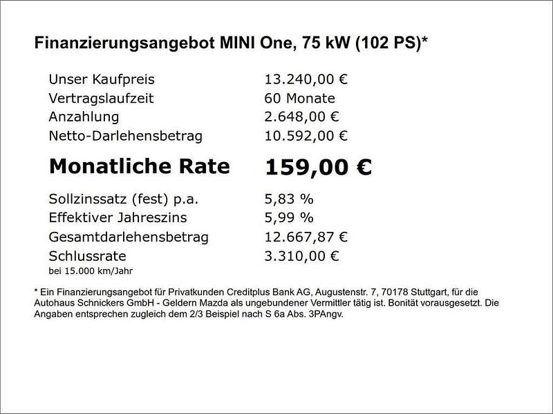 Gebraucht Mini ONE Pepper 102 PS (75 kW) 2019 Orange Kleinwagen