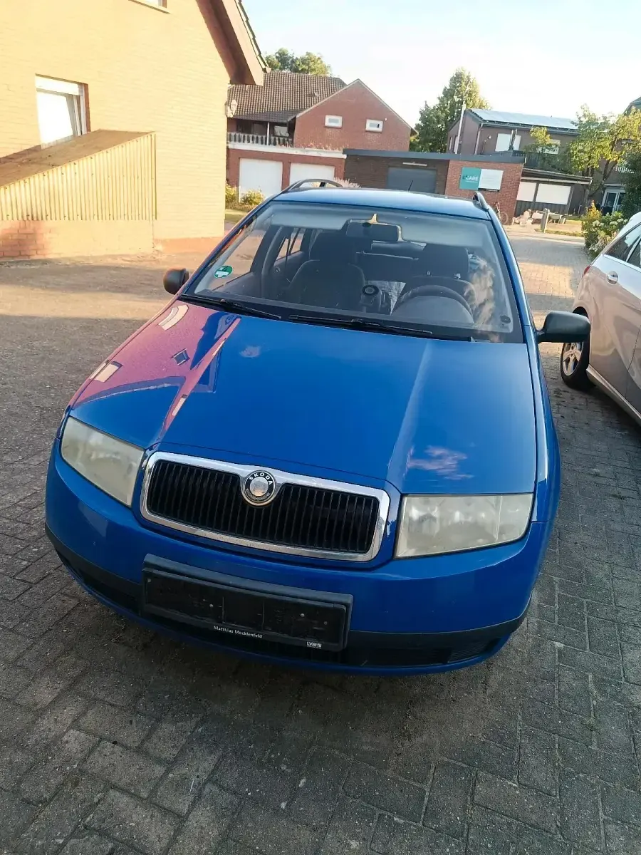 Gebraucht Skoda Fabia 2002 Blau Kombi