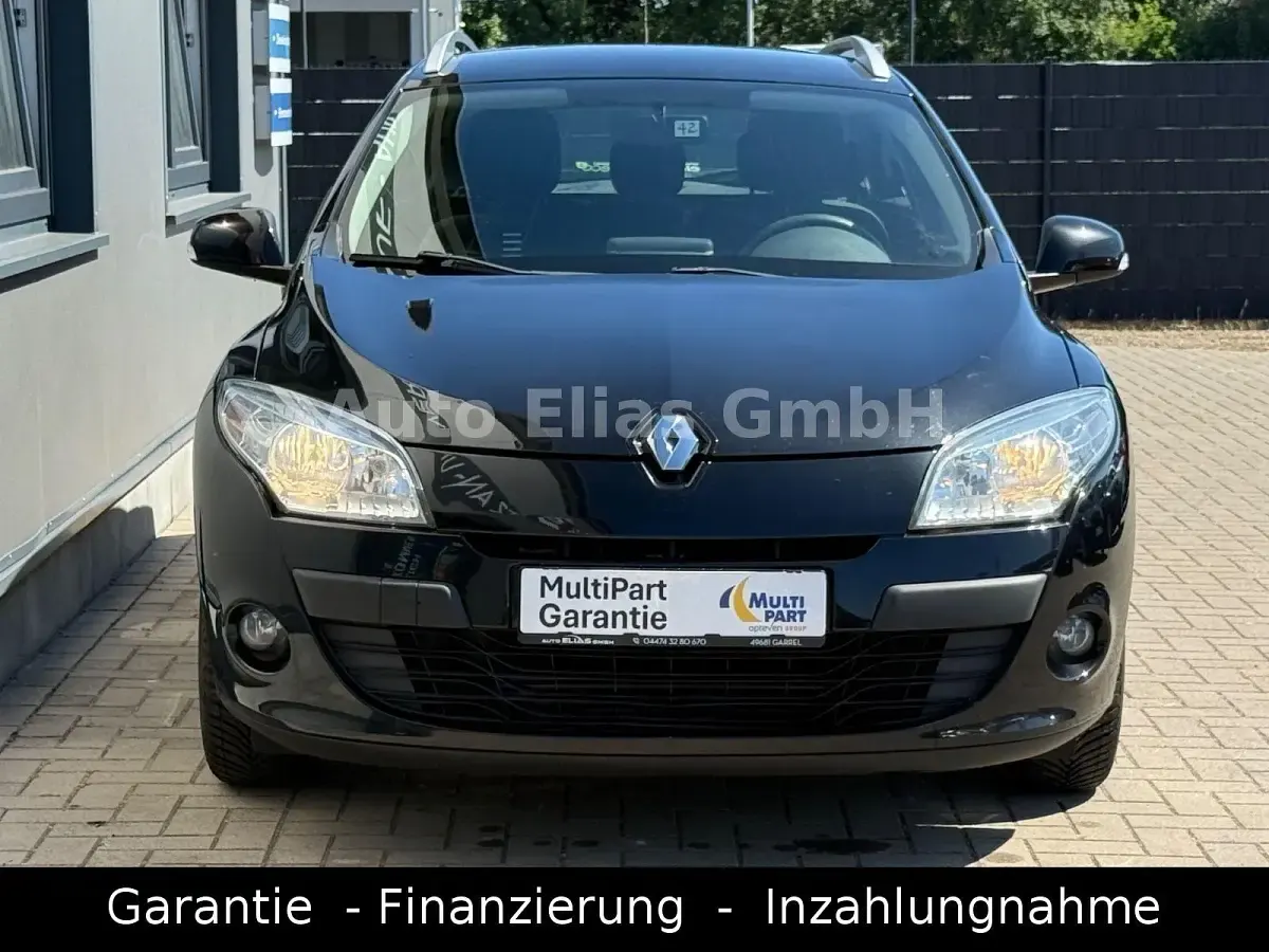 Gebraucht Renault Mégane GrandTour Expression 90 PS (66 kW) 2012 Schwarz Kombi
