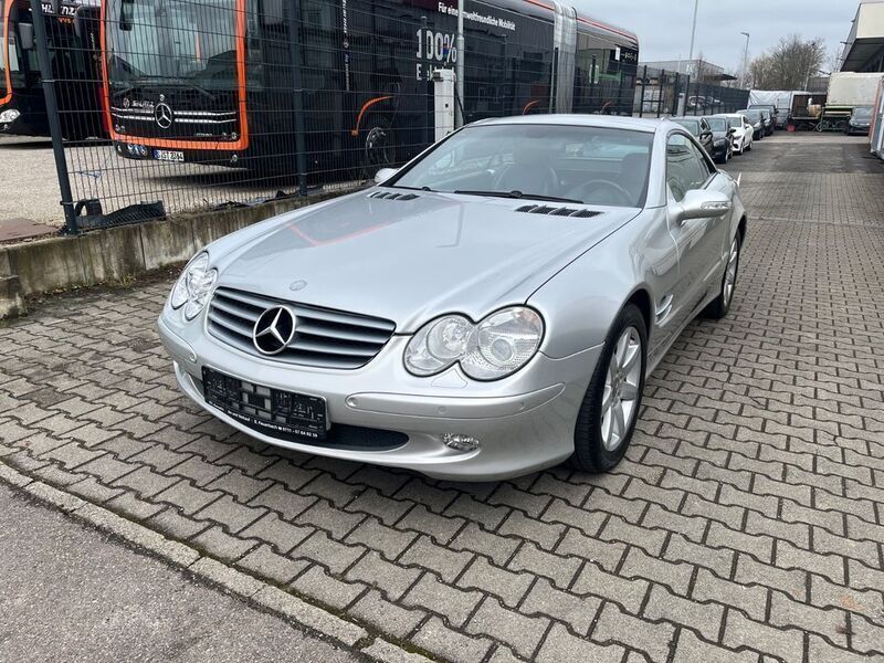 Silber Gebraucht 2003 Mercedes SL350 Cabrio | 24.900 € - Bild 1/4