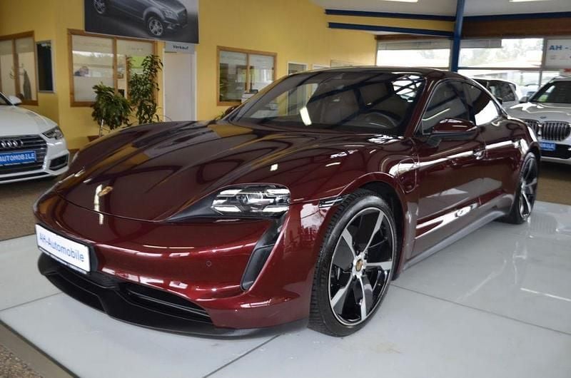 Violett Gebraucht 2021 Porsche Taycan 4S Limousine | 58.880 € (Superpreis) - Bild 1/4