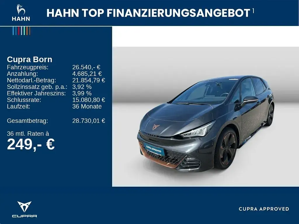 Gebraucht Cupra Born 150 kW (204 PS) 2023 Quasargrau Kleinwagen