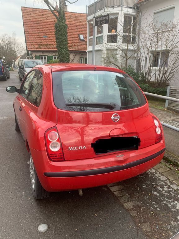 Rot Gebraucht 2008 Nissan Micra Kleinwagen | 1.490 € (Guter Preis) - Bild 1/4