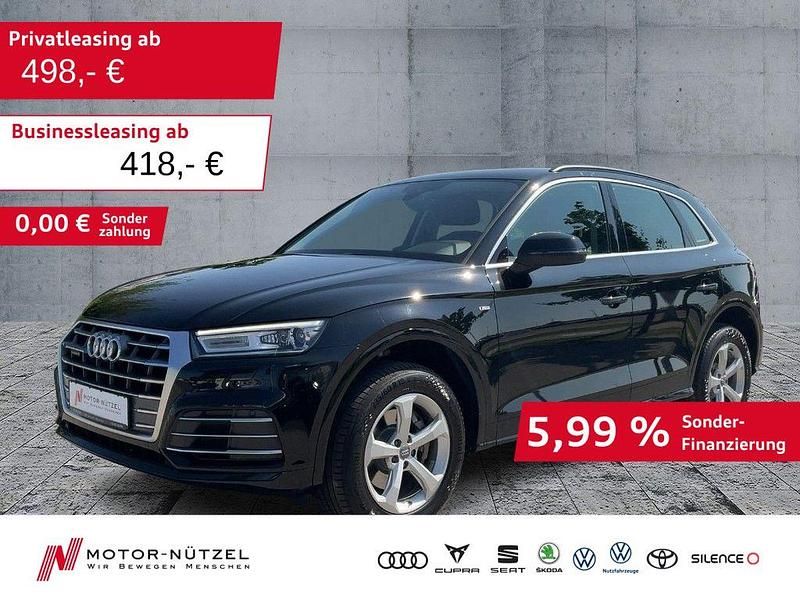 Mythosschwarz metallic Gebraucht 2020 Audi Q5 Design SUV | 26.950 € (Superpreis) - Bild 1/4