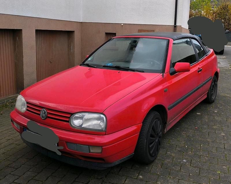 Rot Gebraucht 1996 VW Golf Cabriolet Cabrio | 850 € - Bild 1/3