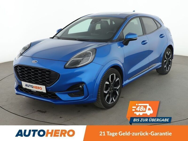 Blau Gebraucht 2022 Ford Puma ST-Line X SUV | 18.360 € (Guter Preis) - Bild 1/3