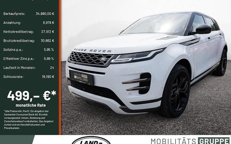Weiss Gebraucht 2021 Land Rover Range Rover evoque SE SUV | 34.890 € (Guter Preis) - Bild 1/4
