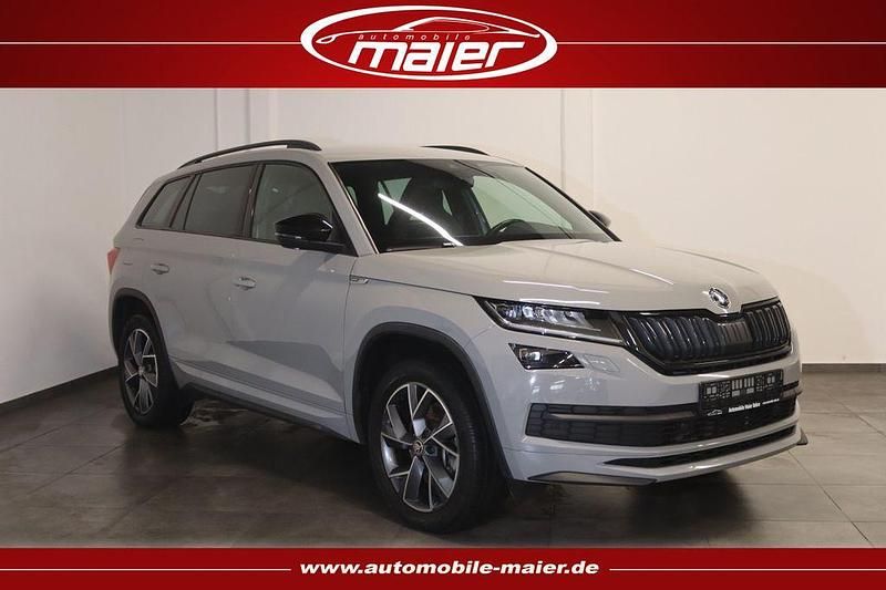 Steelgrau Gebraucht 2021 Skoda Kodiaq SportLine SUV | 26.600 € (Guter Preis) - Bild 1/4