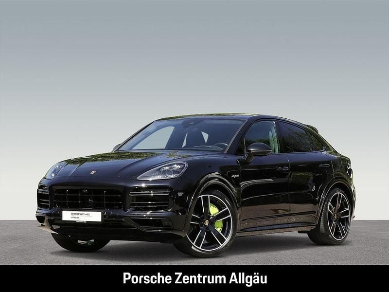 Schwarz Gebraucht 2021 Porsche Cayenne Coupe Turbo S E-Hybrid Coupé | 99.900 € - Bild 1/4