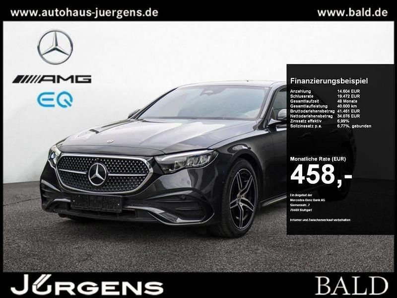 Grau graphitgrau metallic Gebraucht 2023 Mercedes E220 AMG Limousine | 53.820 € (Teuer) - Bild 1/2