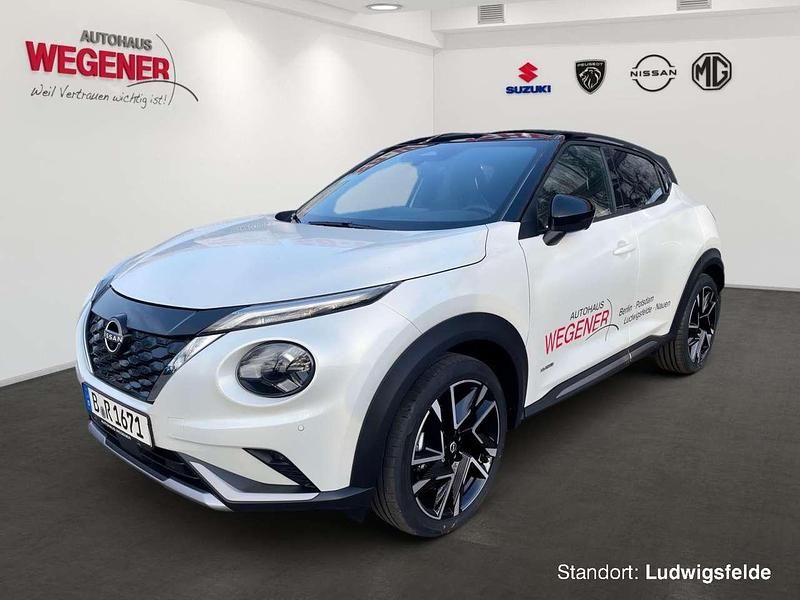 Pearl white /black Gebraucht 2025 Nissan Juke SUV | 30.240 € (Teuer) - Bild 1/4