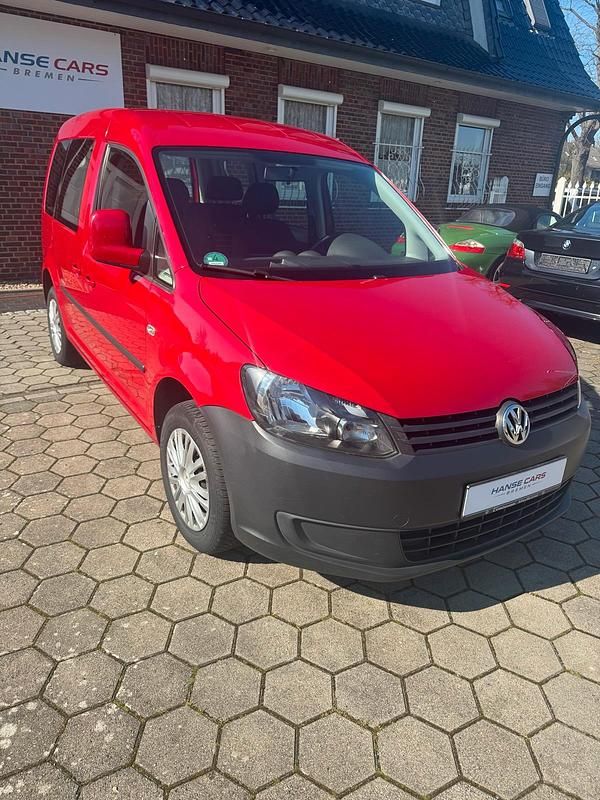 Gebraucht VW Caddy 86 PS (63 kW) 2014 Rot Van / Kleinbus