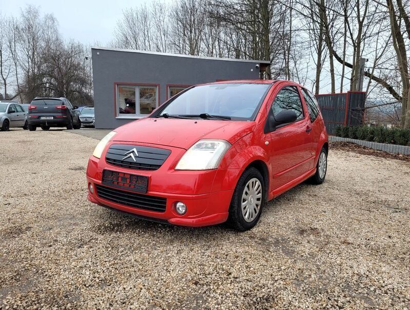 Farbe rot aden/deckende lackie Gebraucht 2005 Citroën C2 VTR Sport Kleinwagen | 980 € (Guter Preis) - Bild 1/4