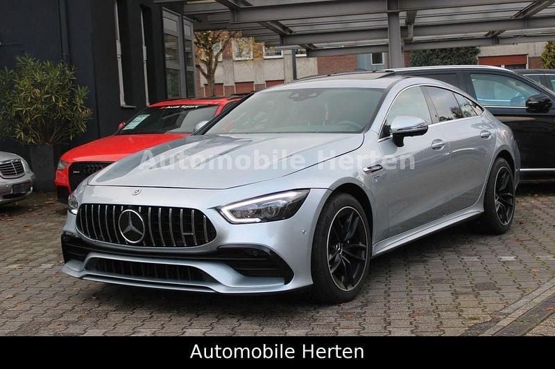 Hightech silber Gebraucht 2021 Mercedes AMG GT 43 AMG Coupé | 79.900 € (Fairer Preis) - Bild 1/4
