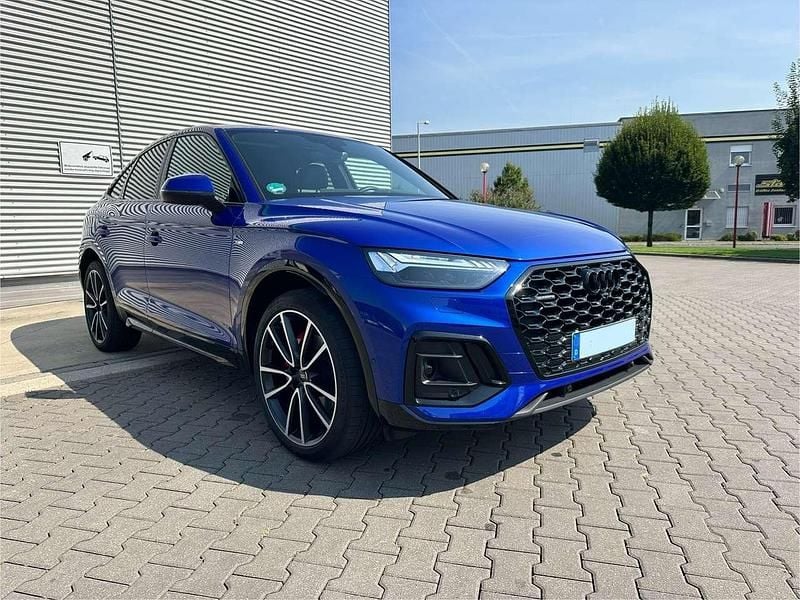 Blau Gebraucht 2023 Audi Q5 S-Line SUV | 49.500 € (Teuer) - Bild 1/4
