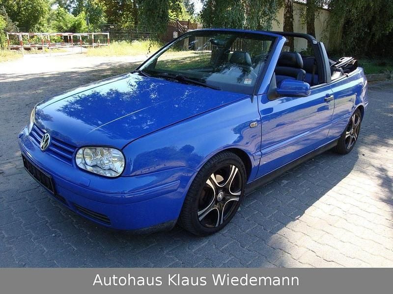 Jazz blue Gebraucht 1998 VW Golf Cabriolet Conceptline Cabrio | 7.999 € - Bild 1/4