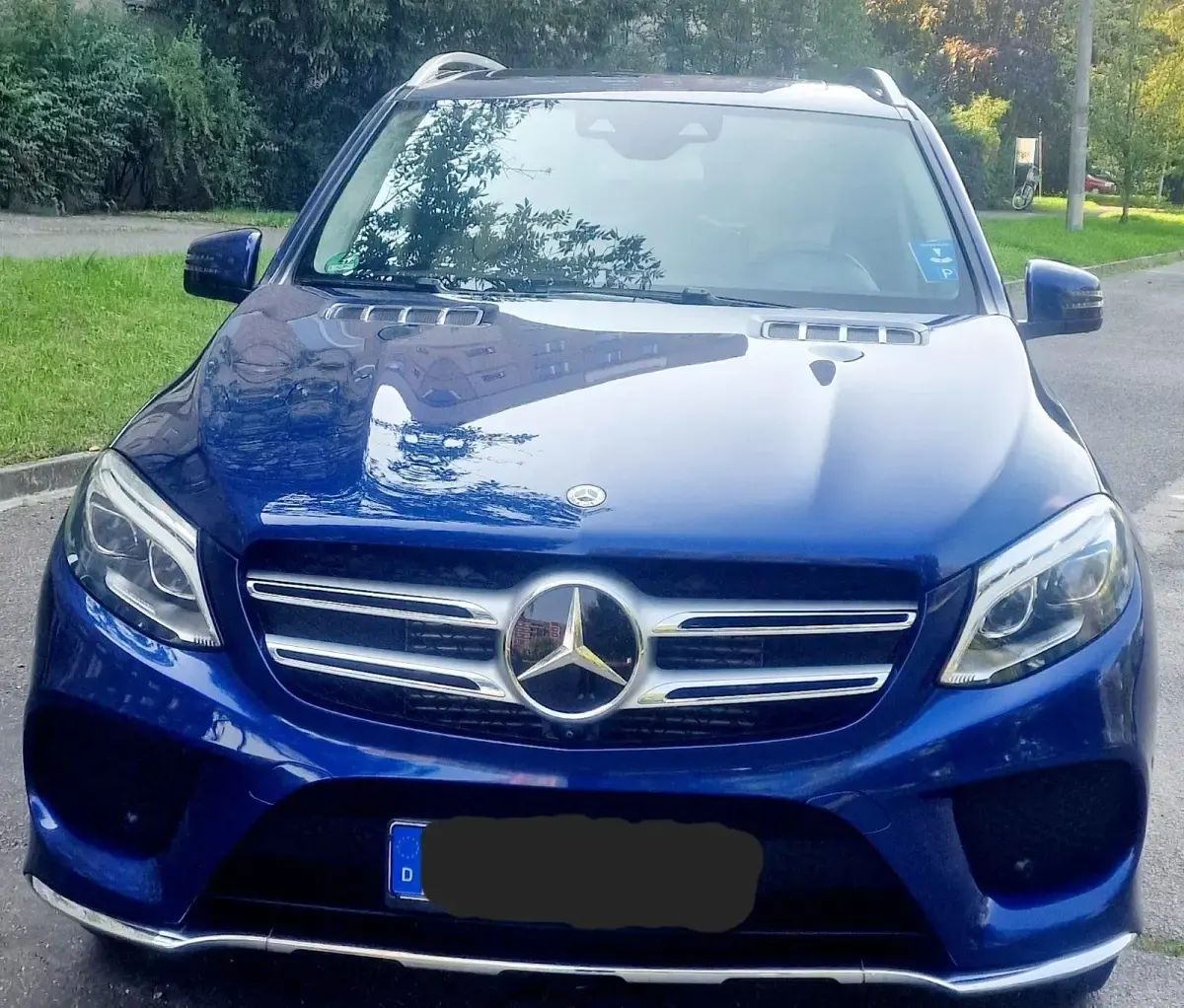 Gebraucht Mercedes GLE350 2017 Blau SUV