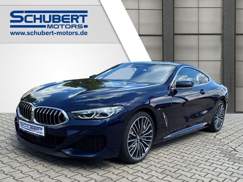Tansanitblau ii metallic Gebraucht 2019 BMW M850 Performance Coupé | 52.900 € (Fairer Preis) - Bild 1/4