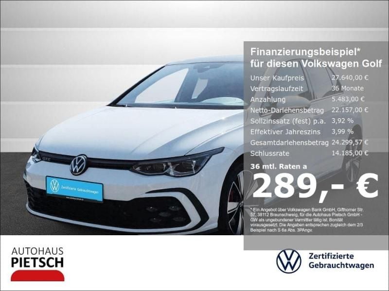 Weiss Gebraucht 2021 VW Golf GTE Limousine | 27.640 € (Teuer) - Bild 1/3