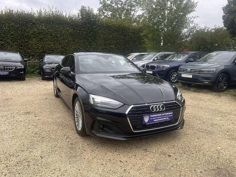 Brillantschwarz Gebraucht 2021 Audi A5 Sportback S-Line Coupé | 25.899 € (Superpreis) - Bild 1/4