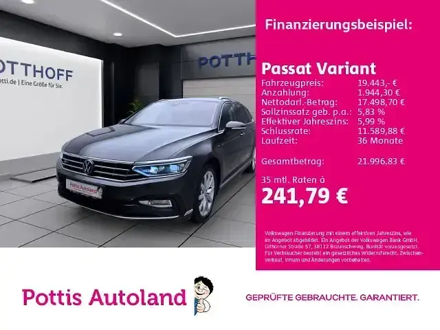 Gebraucht VW Passat Elegance 150 PS (110 kW) 2020 Kombi
