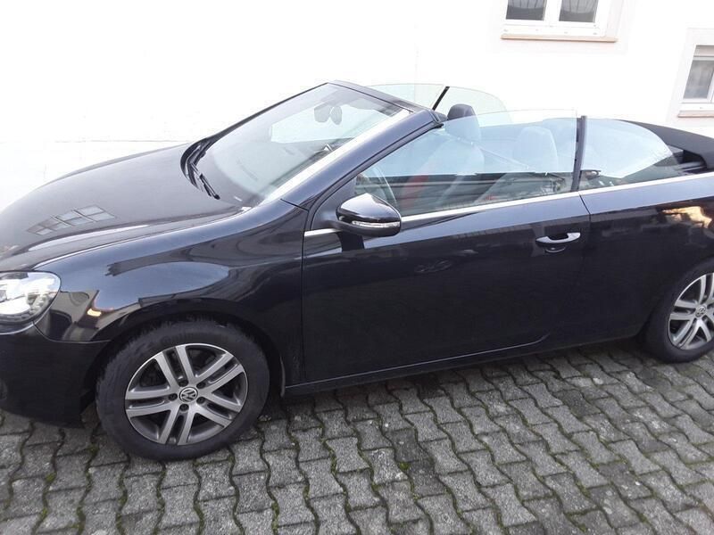 Schwarz Gebraucht 2012 VW Golf Cabriolet Cabrio | 9.999 € (Etwas zu teuer) - Bild 1/4