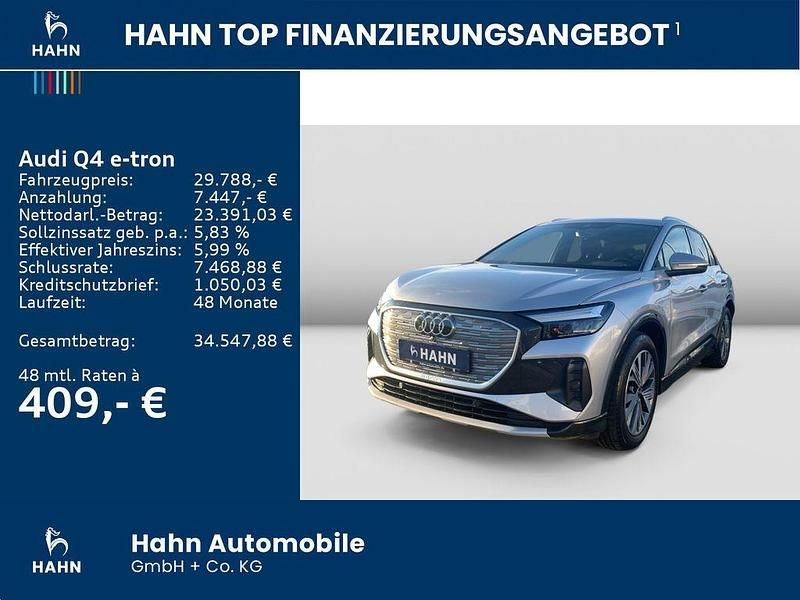 Gebraucht Audi Q4 e-tron Basis 219 kW (299 PS) 2022 Florettsilber metallic SUV