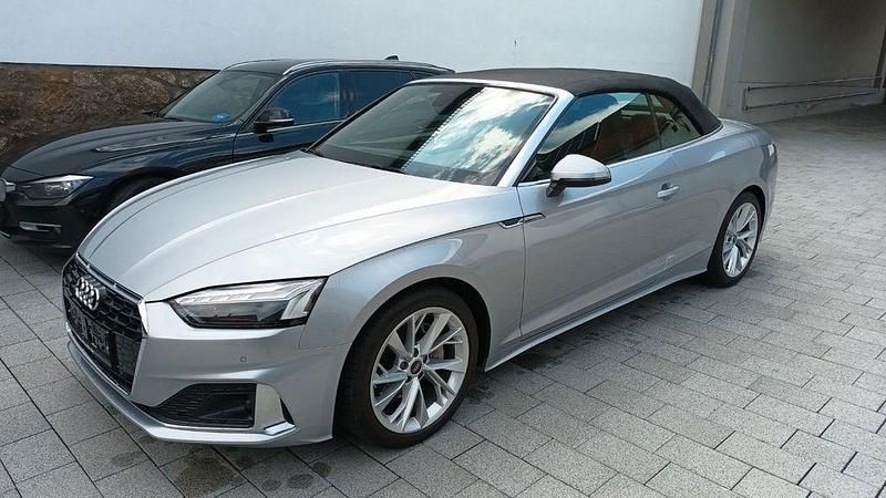 Florettsilber metallic Gebraucht 2022 Audi A5 Cabriolet Advanced Cabrio | 34.999 € (Guter Preis) - Bild 1/4