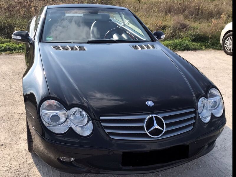 Schwarz Gebraucht 2004 Mercedes SL350 Edition Cabrio | 20.000 € (Fairer Preis) - Bild 1/4