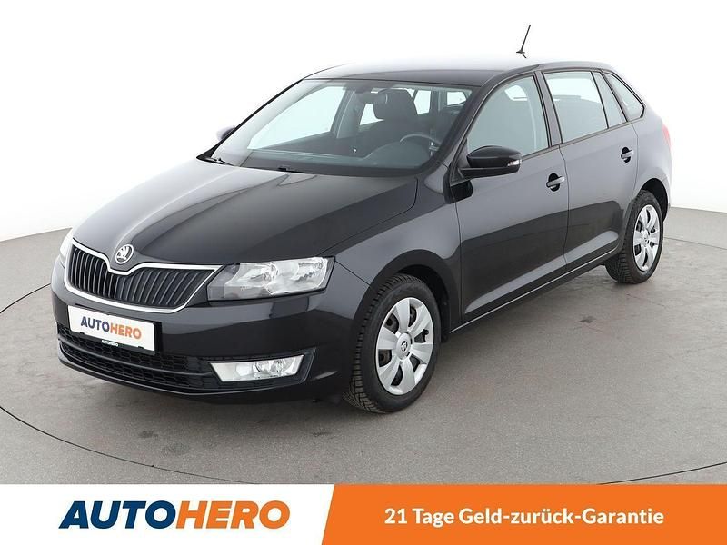Schwarz Gebraucht 2015 Skoda Rapid Ambition Limousine | 11.870 € (Teuer) - Bild 1/3