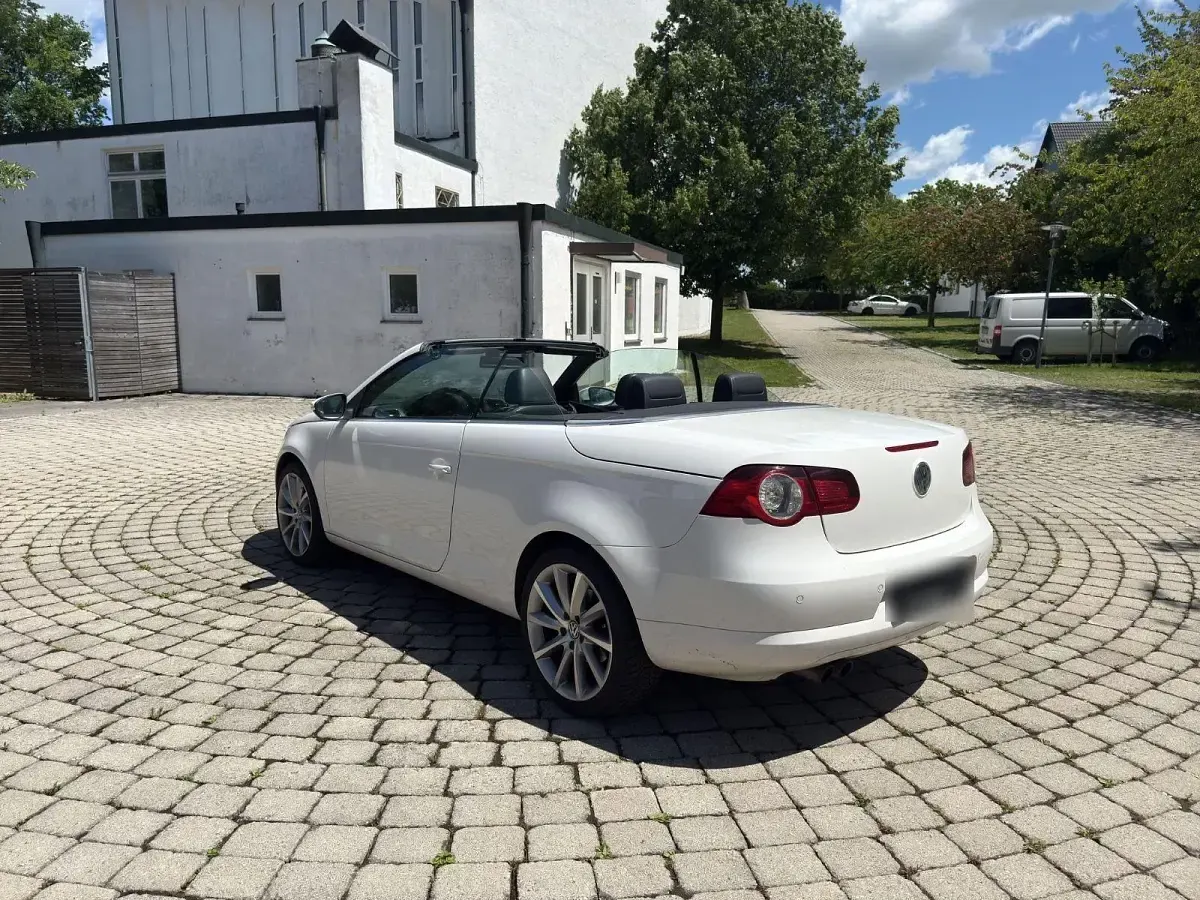 Gebraucht VW Eos GT 200 PS (147 kW) 2009 Weiß Cabrio