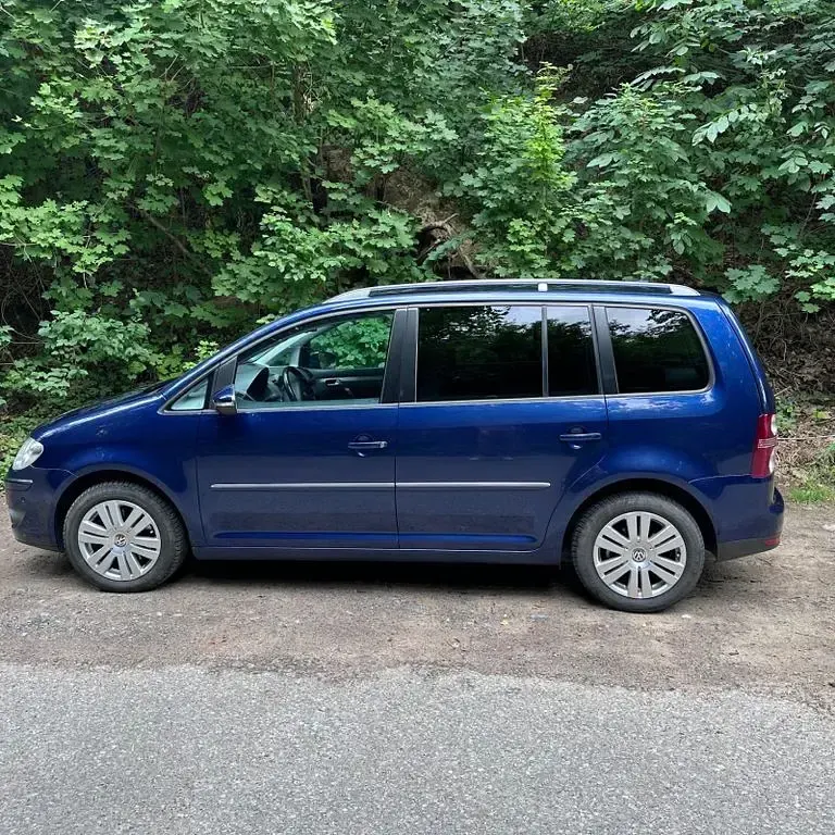 Gebraucht VW Touran Highline 170 PS (125 kW) 2009 Blau Van / Kleinbus