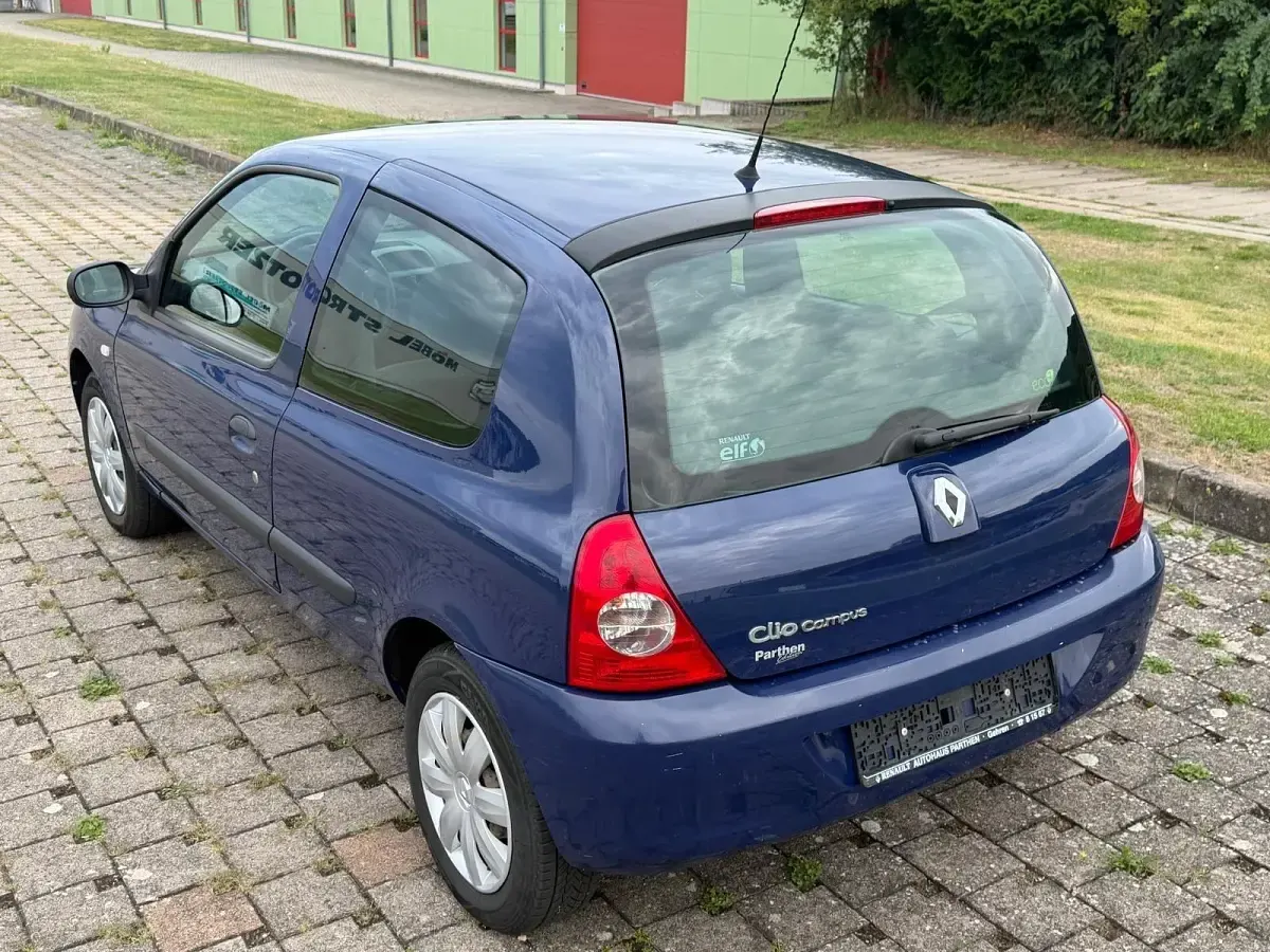 Gebraucht Renault Clio 58 PS (42 kW) 2008 Blau Kleinwagen
