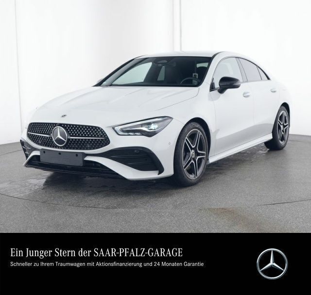 Weiß Gebraucht 2024 Mercedes CLA200 AMG Coupé | 34.450 € (Fairer Preis) - Bild 1/4