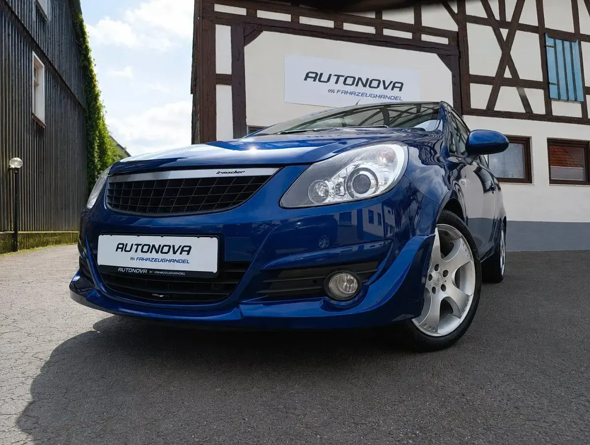 Gebraucht Opel Corsa 80 PS (58 kW) 2008 Blau Kleinwagen