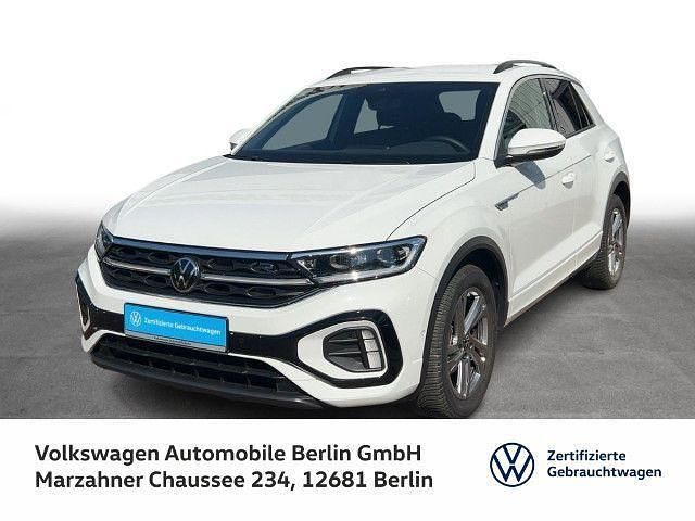 Pure white Gebraucht 2022 VW T-Roc R-line SUV | 27.703 € (Fairer Preis) - Bild 1/3