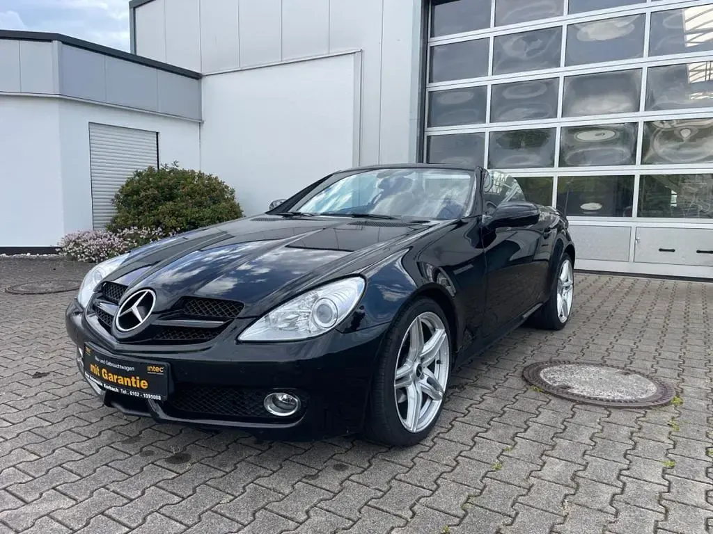 Gebraucht Mercedes SLK200 184 PS (135 kW) 2010 Schwarz Cabrio