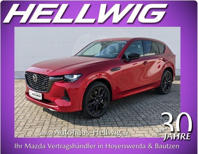 Soul red crystal metallic (metallic) Gebraucht 2024 Mazda CX-60 Homura-Line SUV | 45.280 € (Guter Preis) - Bild 1/4