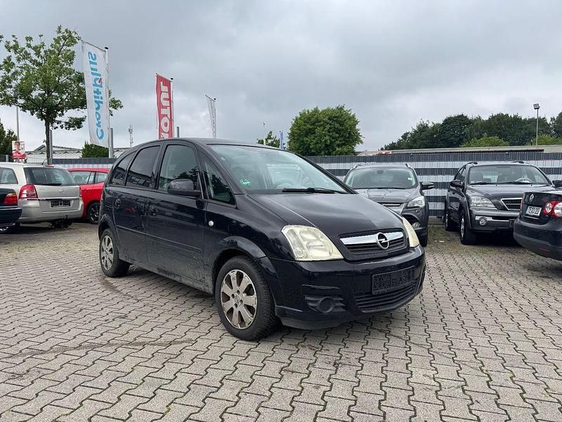 Schwarz Gebraucht 2007 Opel Meriva Basis Van / Kleinbus | 900 € (Superpreis) - Bild 1/4