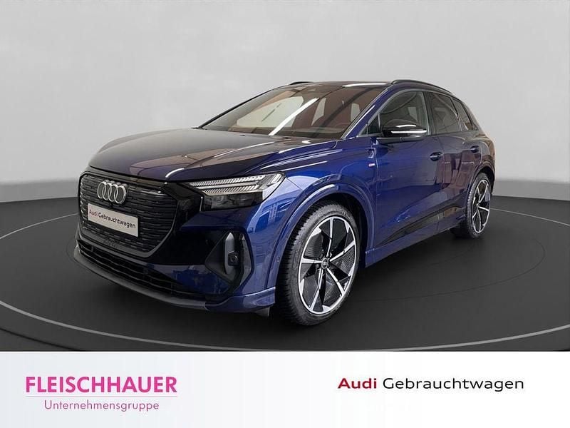 Navarrablau metallic Gebraucht 2022 Audi Q4 e-tron Sport SUV | 31.790 € (Guter Preis) - Bild 1/4