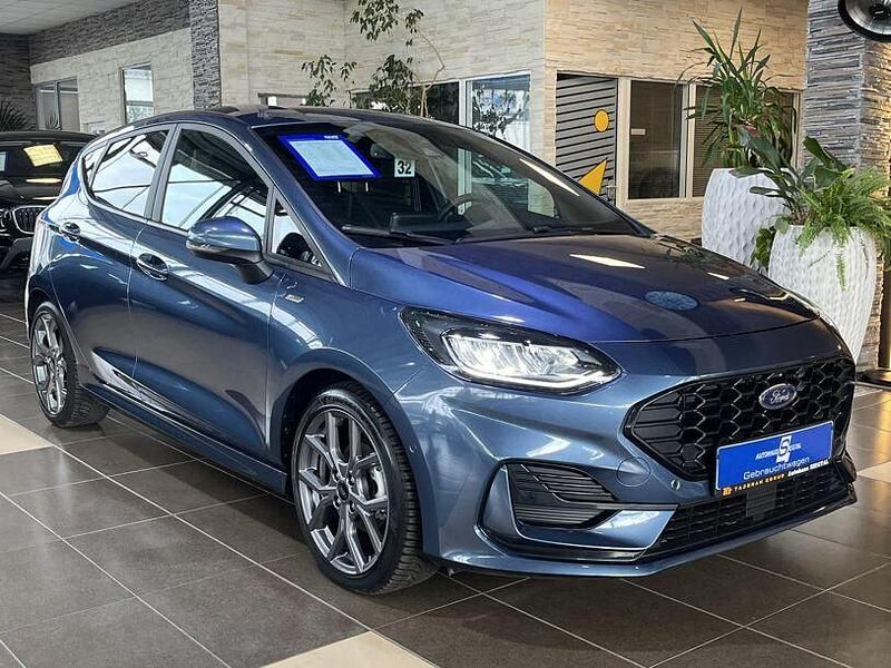 Blau Gebraucht 2023 Ford Fiesta ST-Line Kleinwagen | 16.900 € (Guter Preis) - Bild 1/4