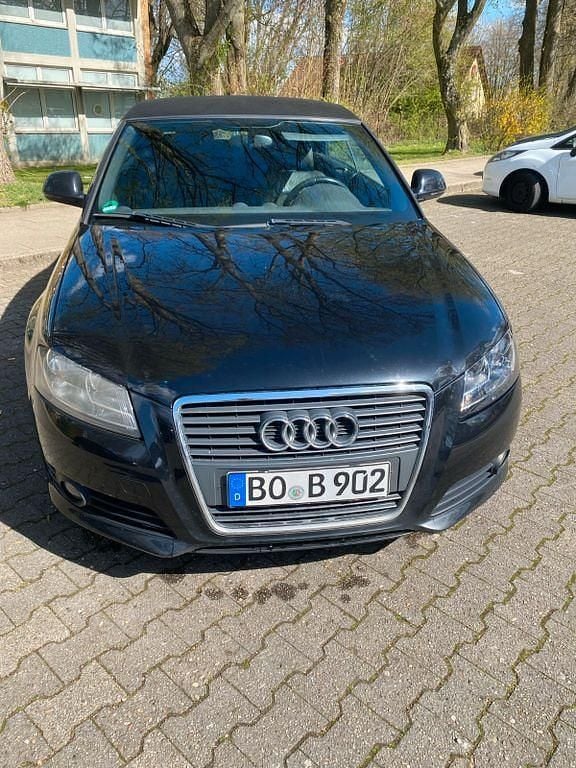 Schwarz Gebraucht 2008 Audi A3 Cabriolet S-Line Cabrio | 4.999 € (Superpreis) - Bild 1/4