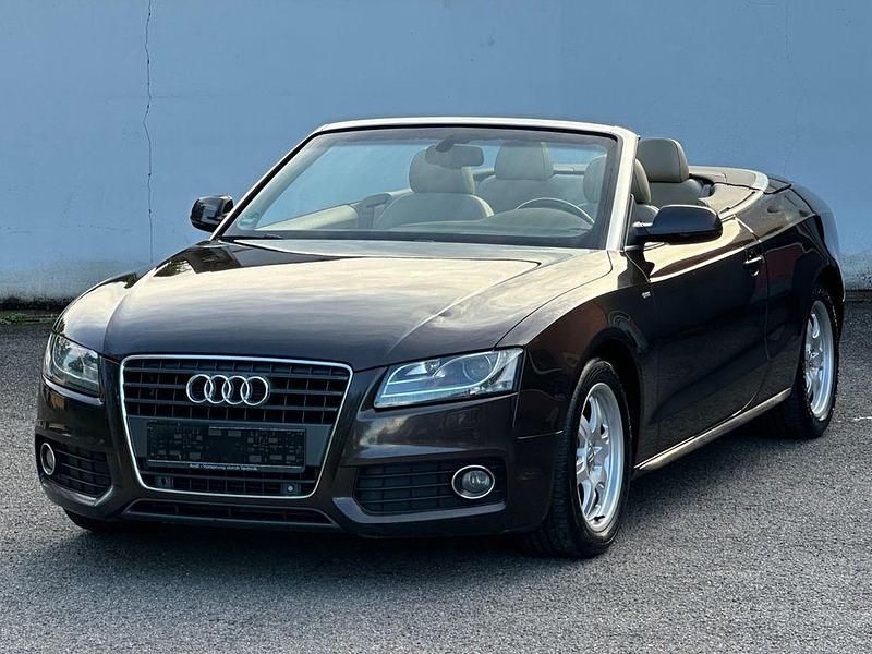 Braun Gebraucht 2010 Audi A5 Cabriolet S-Line Cabrio | 4.999 € (Etwas zu teuer) - Bild 1/4