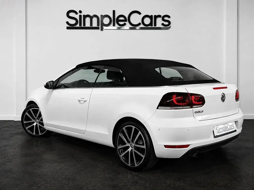 Gebraucht VW Golf Cabriolet Exclusive 105 PS (77 kW) 2012 Weiß Cabrio