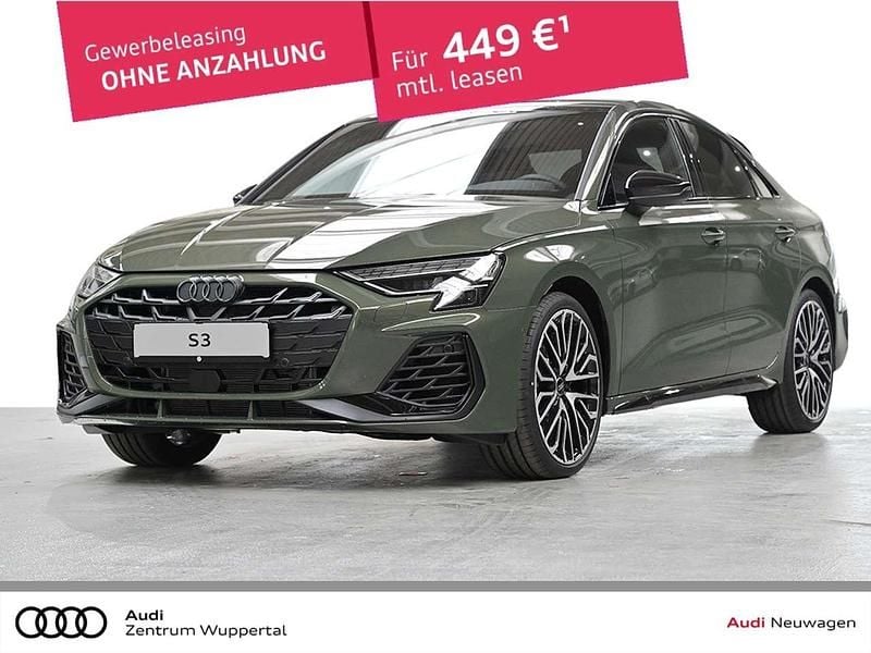 Distriktgrün metallic Gebraucht 2025 Audi S3 Advanced Limousine | 53.960 € (Fairer Preis) - Bild 1/4